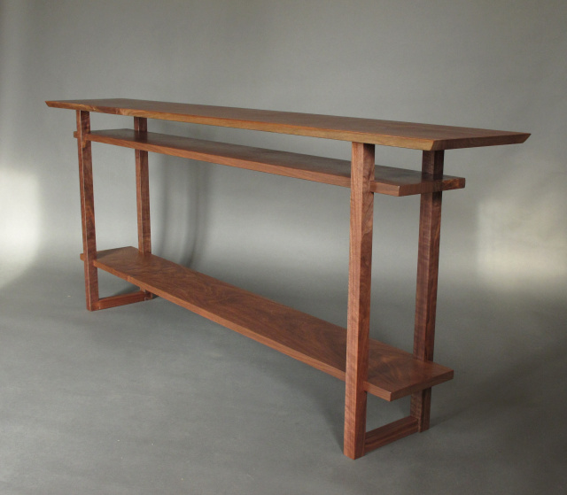 The Classic Console Table- modern narrow hallway table/ sofa console –  Mokuzai Furniture